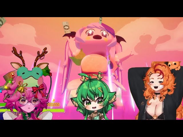 Buffpup, Froggy, Haruka Reacts To Ironmouse in Peak Concert