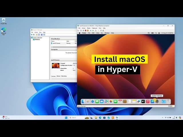 Install macOS on Hyper-V on Windows PC