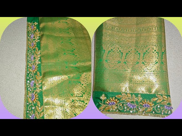 Hands border ki Maggam work Design jointing easy method for beginners