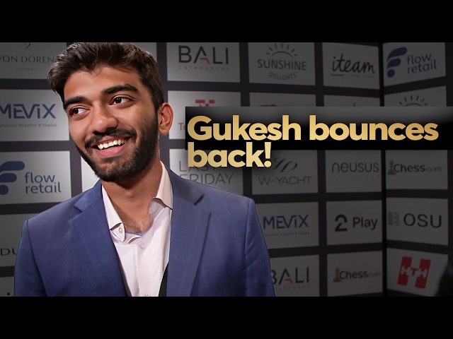 WORLD CHAMPION Gukesh after beating WESLEY - " I think I played a DECENT CHESS game!"