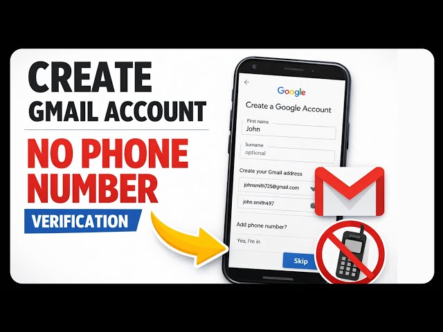 Create Gmail Without Phone Number Verification – It Actually Works! 😱