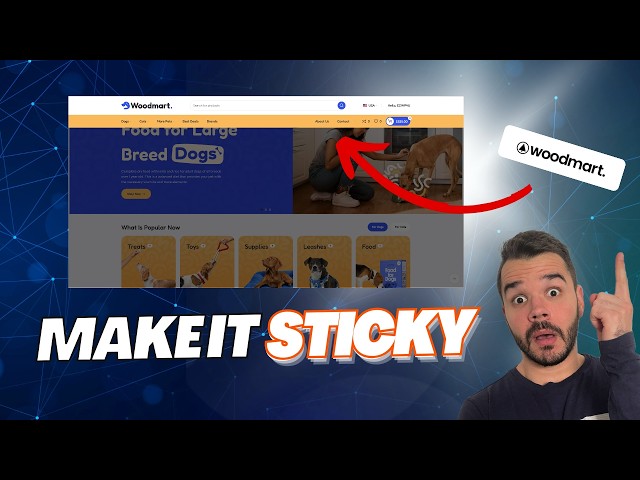 Woodmart Sticky Header - Solved!