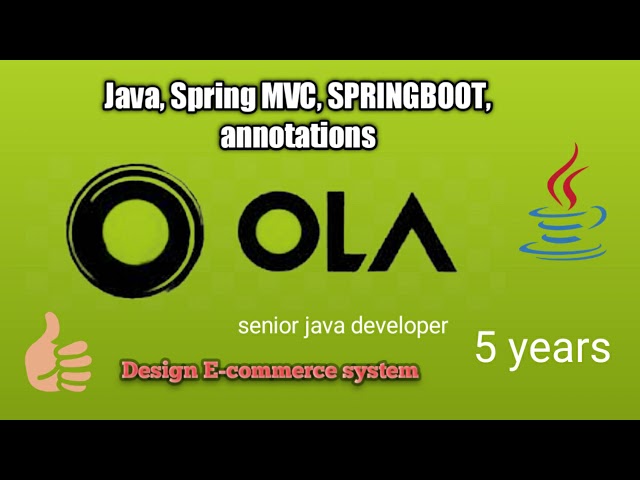 Ola Java Microservices interview questions,  System Design