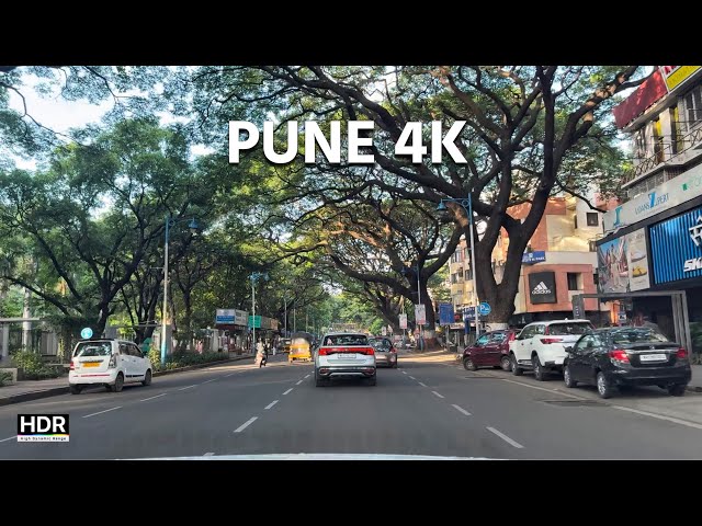 Driving Through Pune’s Rich Shivajinagar District - 4K 60fps HDR 