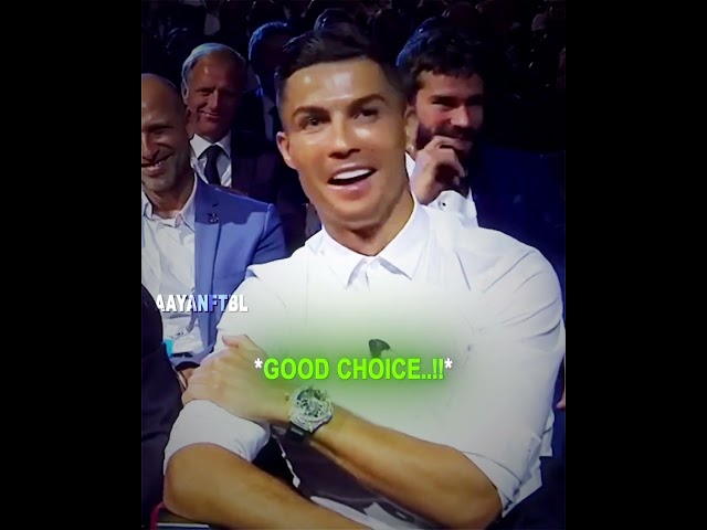 Ronaldo reacts to Neymar choosing best bicycle kicks...🥶