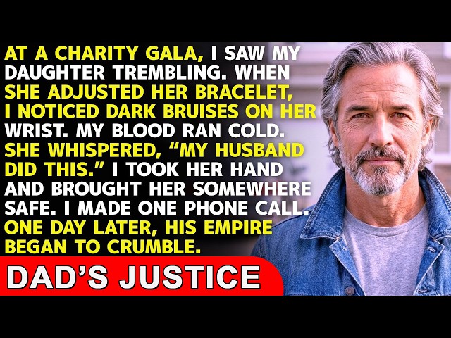 My Daughter Whispered “Dad…” at a Charity Gala—Then I Saw Her Bruises and Boiled With Rage