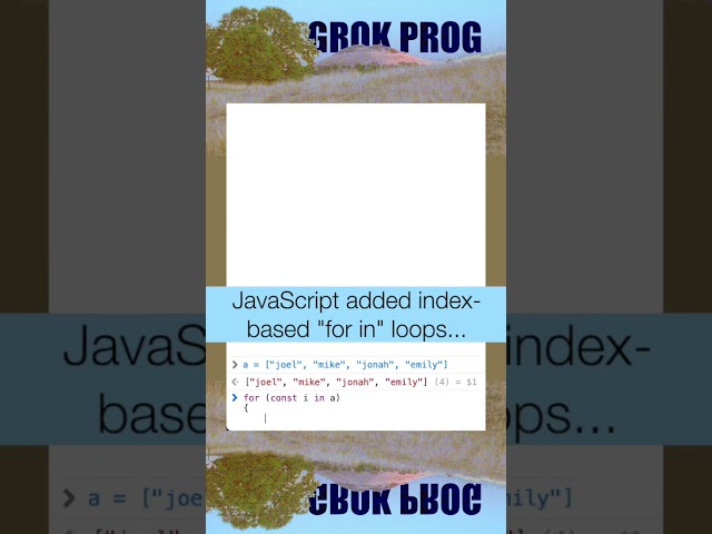 "For" Loops Thru the Ages