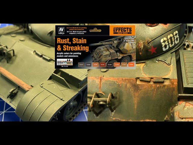 Weathering Tutorial -  Step by Step - Rust, Stains and Streaking - Vallejo Model Effects