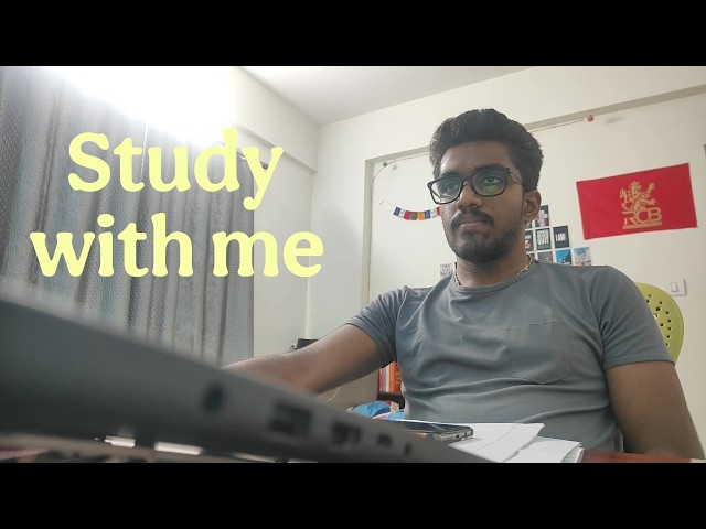 LIVE l  Late night Study With Me l 60:10 pomodoro time