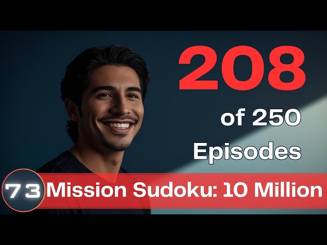 Solving 10 Million Sudoku puzzles using Python, PIL and OpenCV : Part 208