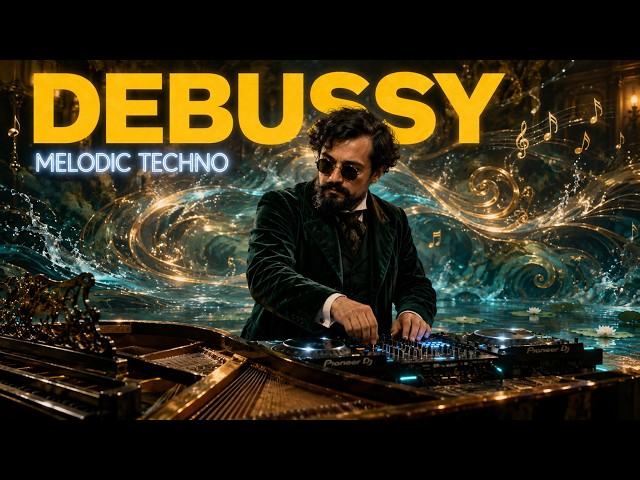 DEBUSSY x MELODIC TECHNO | Arabesque No  1 | Focus Music & Piano Techno DJ Set