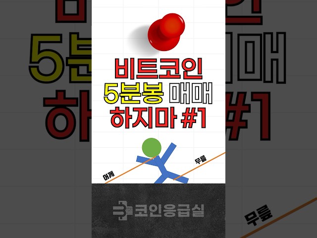 [중요] 비트코인 5분봉 단타 매매팁
