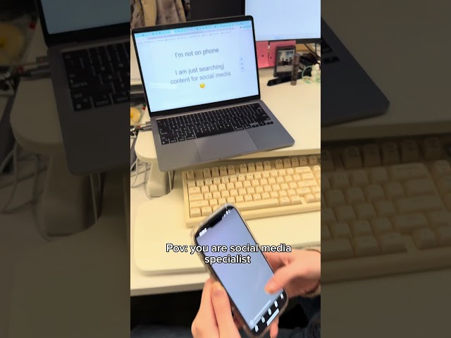 When you're a social media professional... 😜