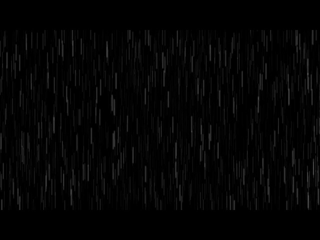 Rain Sounds for Sleeping & Black Screen to Sleep