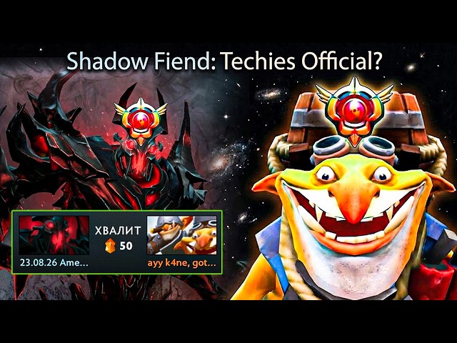 When The Shadow Fiend Spammer Disrespected The TOP 1 Techies | Techies Official