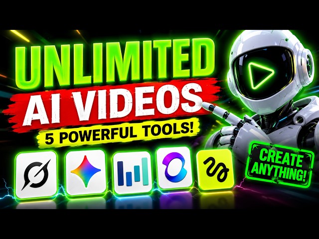 These 5 FREE AI Video Tools Are INSANE!