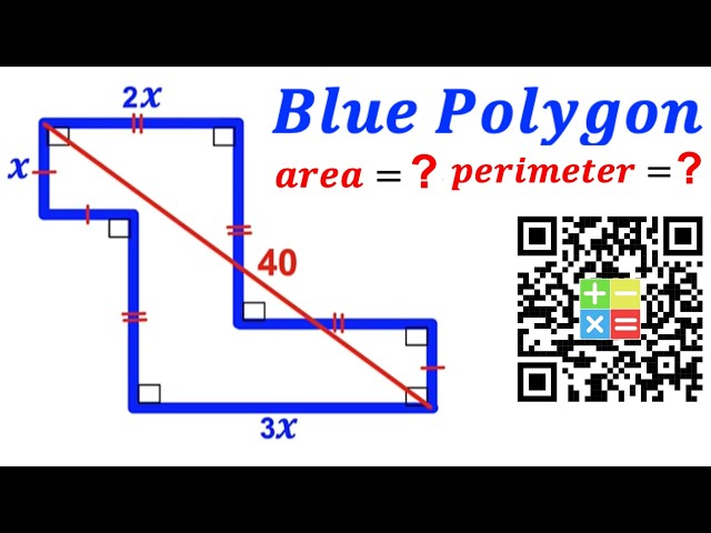 Can you find Perimeter and Area of the Polygon? | (Justify) | #math #maths | #geometry