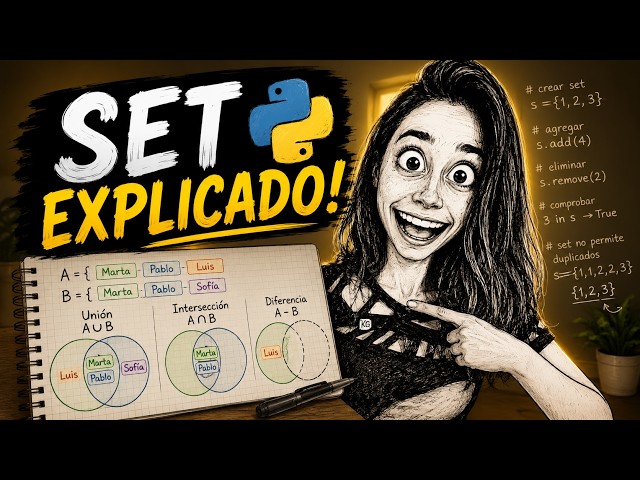 ¡SET en Python! Muy FÁCIL y con EJEMPLOS #python #programming #coding