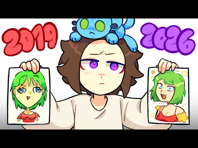 redesenhando meus OCs antigos