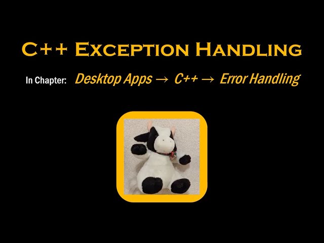 C++: Exception Handling