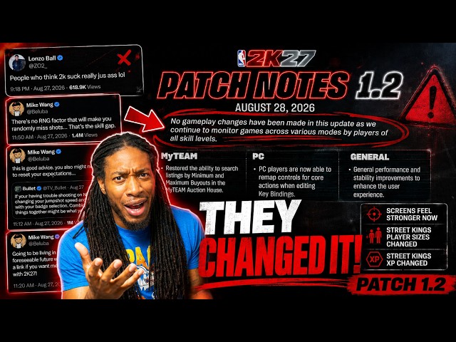 NBA 2K27 PATCH NOTES DIDN’T TELL US EVERYTHING! SECRET GAMEPLAY CHANGES AFTER PATCH - 1 Million VC