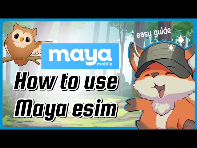 How to Use Maya eSIM 2025 | Guide Glimpse