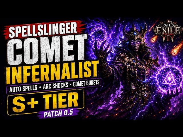 SPELLSLINGER COMET INFERNALIST BUILD GUIDE | POE 2 PATCH 0.5