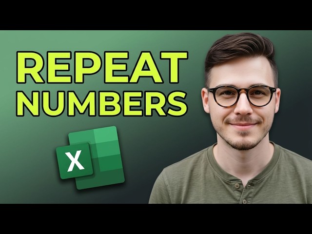 How to Get Repeating Numbers in Excel 1,2,3,1,2,3 [2026 Fast Tutorial]
