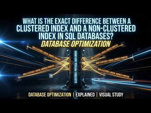Clustered vs Non-Clustered Index in SQL Databases Explained | Computer Science