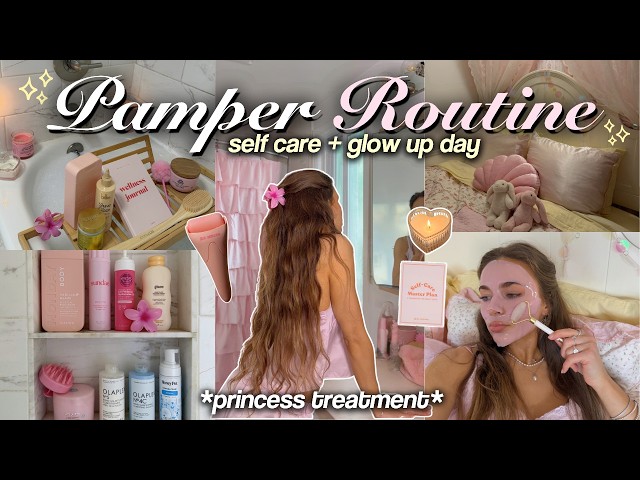 ultimate PAMPER ROUTINE DAY 🎀 giving myself princess treatment for 24 hours