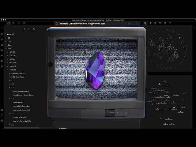 Optimal Note Taking Framework for all subjects using Obsidian