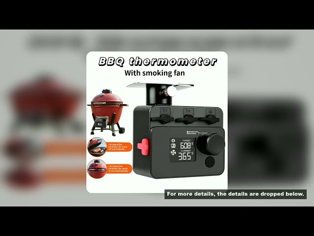 Wireless Bluetooth Meat Thermometer PID BBQ Fan Controller Temperature Control Probe for Smoker Kama