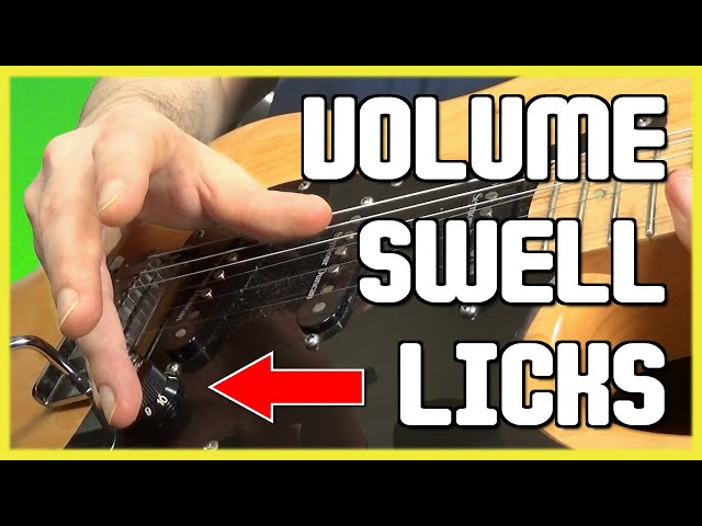 Ambient Guitar Techniques Lesson, Licks With Tab & Volume Swell Tricks