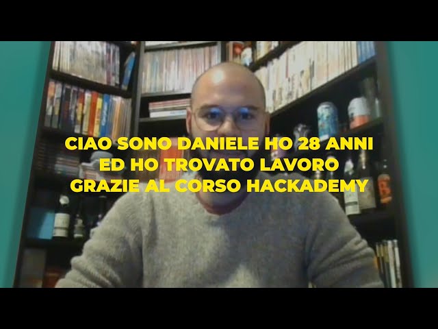 Da laureato in lettere a sviluppatore web: la storia di Daniele
