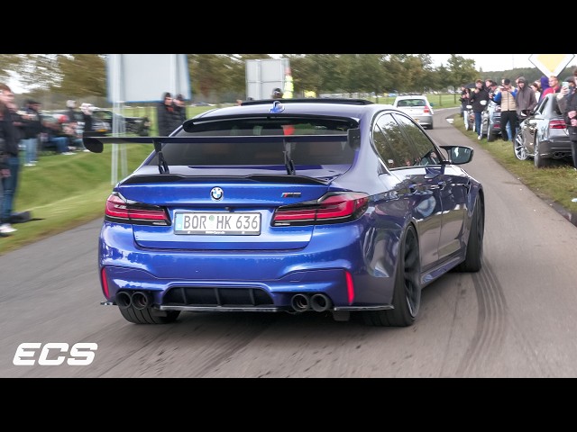 Modified Cars Leaving a Car Show !
