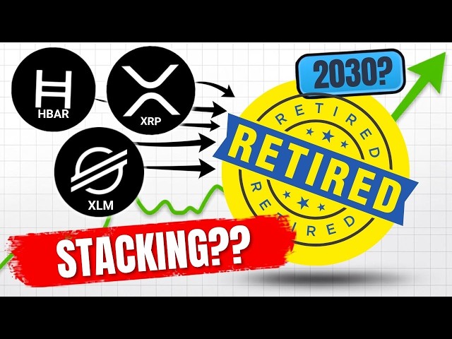 The Retirement Stack: XLM, HBAR, XDC For Patient Holders