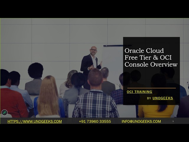 Oracle Cloud Infrastructure (OCI) Training | Oracle Cloud Free Tier & OCI Console Overview