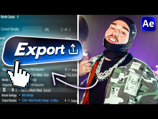 BEST EXPORT SETTINGS for your Edits in 2026! (After Effects)