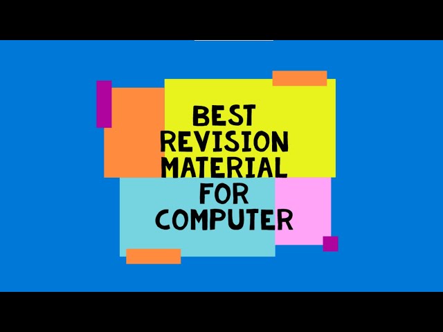 12 standard NCERT Computer (Chapter Number :- 4 ) Best material for revision