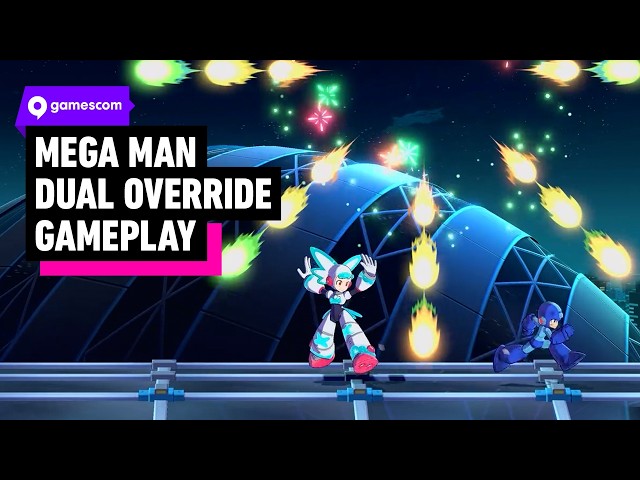 9 Minutes of Mega Man: Dual Override Gameplay