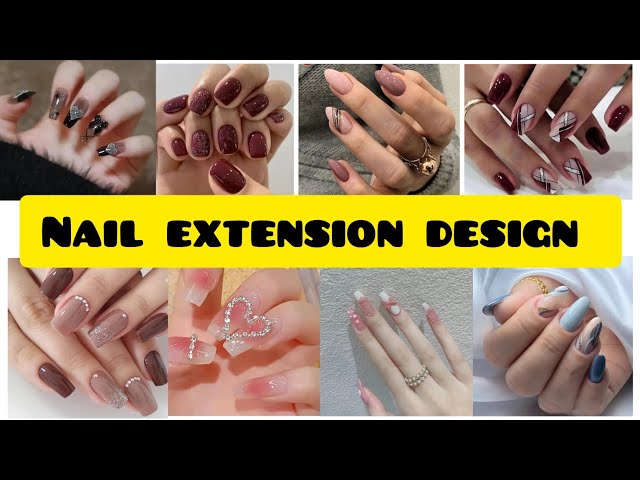 Nail extension design most popular design #nailart #nailextension #naildesign #nails