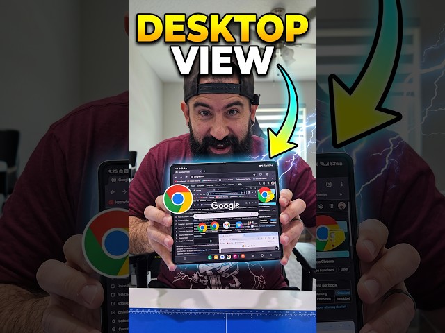 The best way to use Chrome on Z Fold 8 ? Desktop Experience #GalaxyZFold8 #Foldable #Chrome