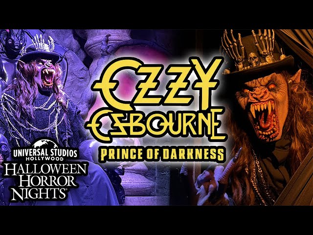 Ozzy Osbourne Prince of Darkness Haunted House POV -Universal Halloween Horror Nights Hollywood 2026