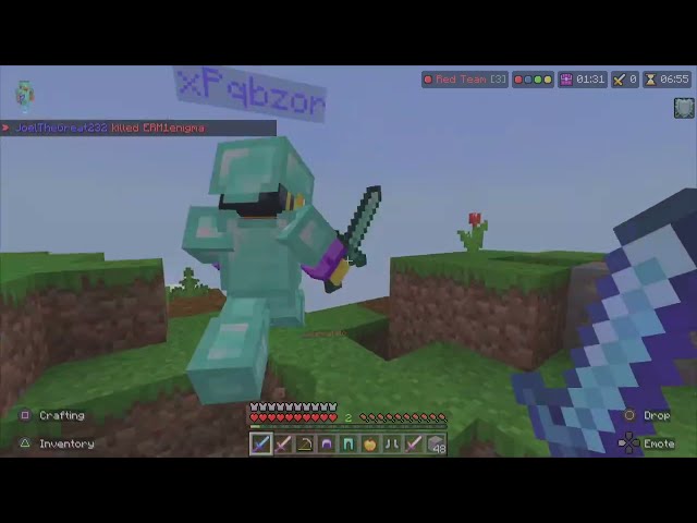 MineCraft Server.  Sky Wars.  Nice.