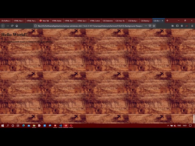 CSS Background Repeat