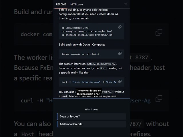 Quick Tutorial: Set Up FxEmbed with Docker