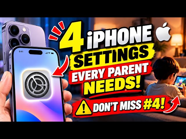 Have Kids at Home? Change These 4 iPhone Settings NOW! Don’t Miss #4