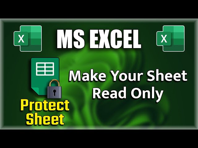 The BEST Way to Password Protect a Sheet in MS Excel | Protect Excel Sheet With Password