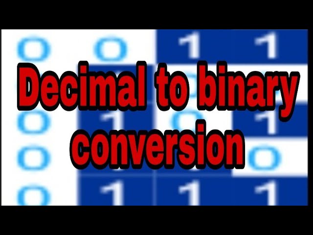 Decimal to binary conversion in malayalam