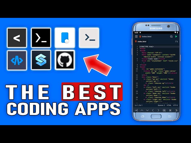 Top 5 Coding Apps For Android [ 2024 ] 🖥️ | Apps All  Developers Should Have